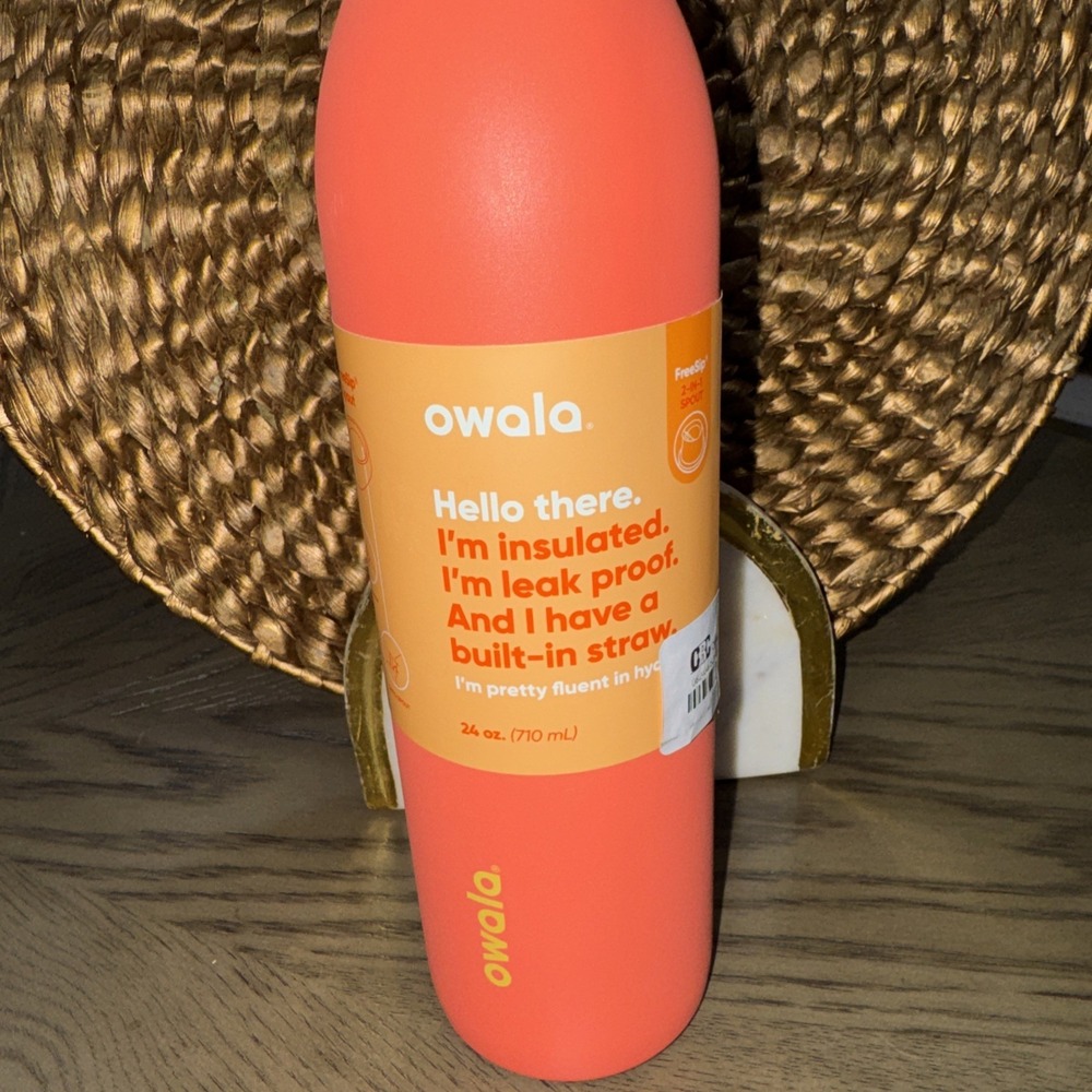 Owala Special Edition‎ 24oz FreeSip Twist Stainless Water Bottle Neon Nectar NWT - Picture 2 of 4